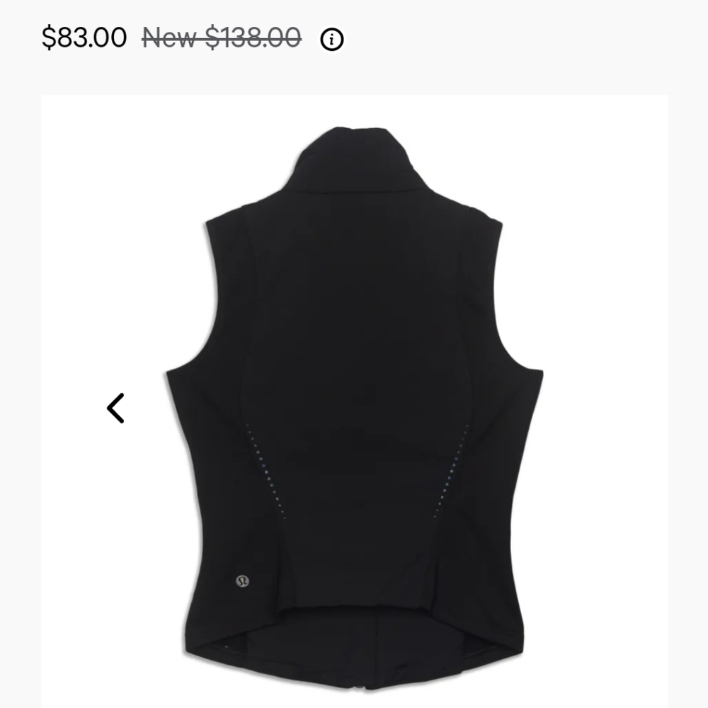 Lululemon black vest